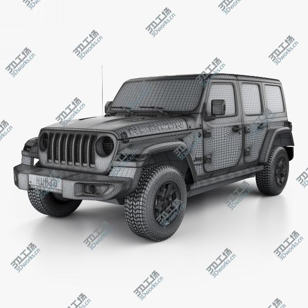 images/goods_img/2021040162/Jeep Wrangler Unlimited Rubicon 4-door 2018 3D model/3.jpg